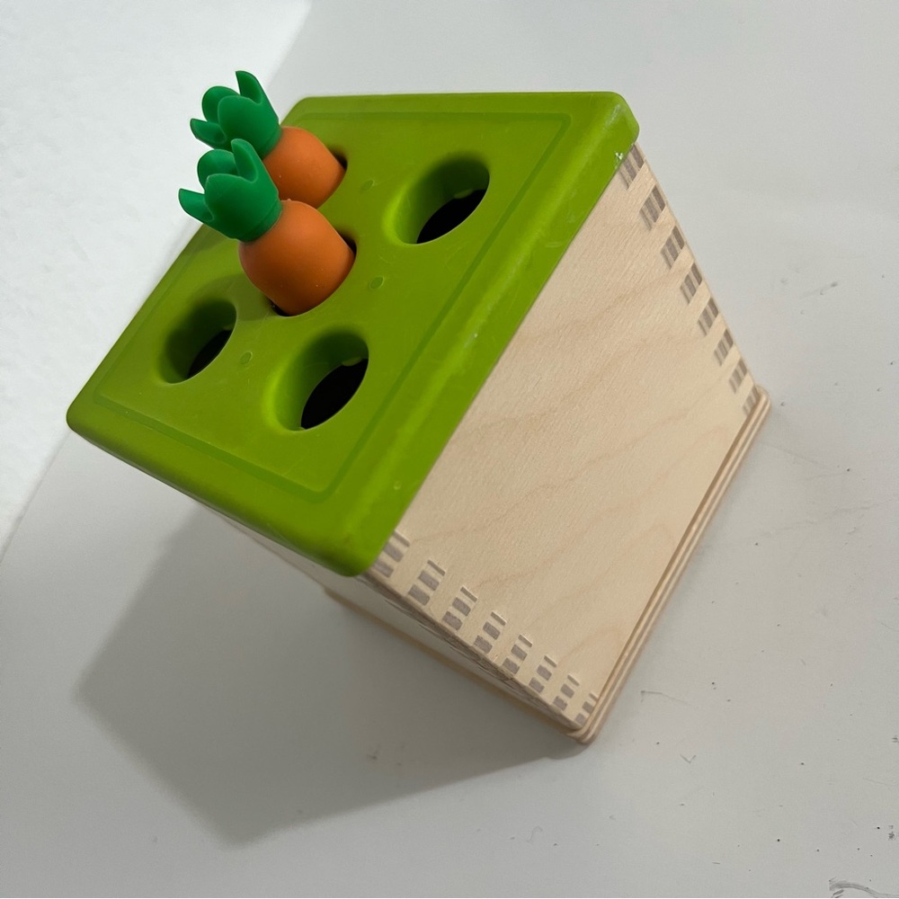 Lovevery Replacement Pieces Wooden Carrots & Lid Box - No Carrots - Box Only
